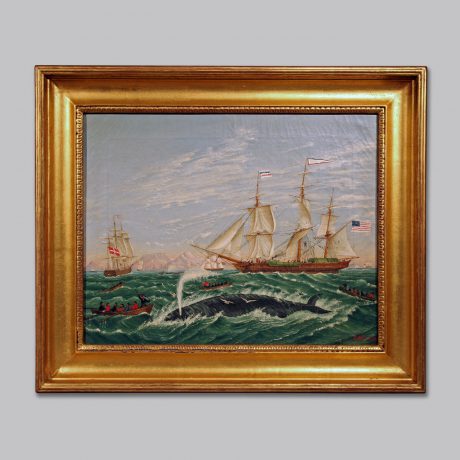 Whaling Scene Danish/American School